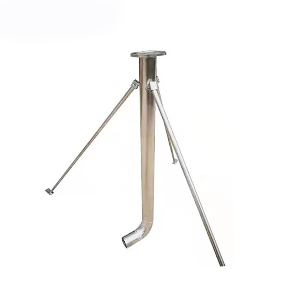 Galvanized Iron Pipe 360 Degree Rotating Rain Gun Sprinkler Tripod Stand Agricultural Irrigation Garden Farmland