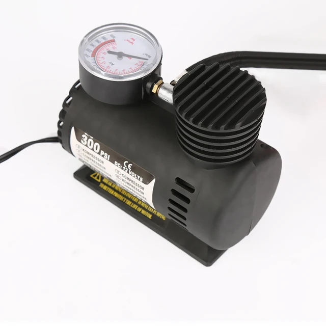 12V Electric Mini Portable Car Tire Inflator Compressor for Heavy Duty Tires, Must-have Fast Inflator for Cars