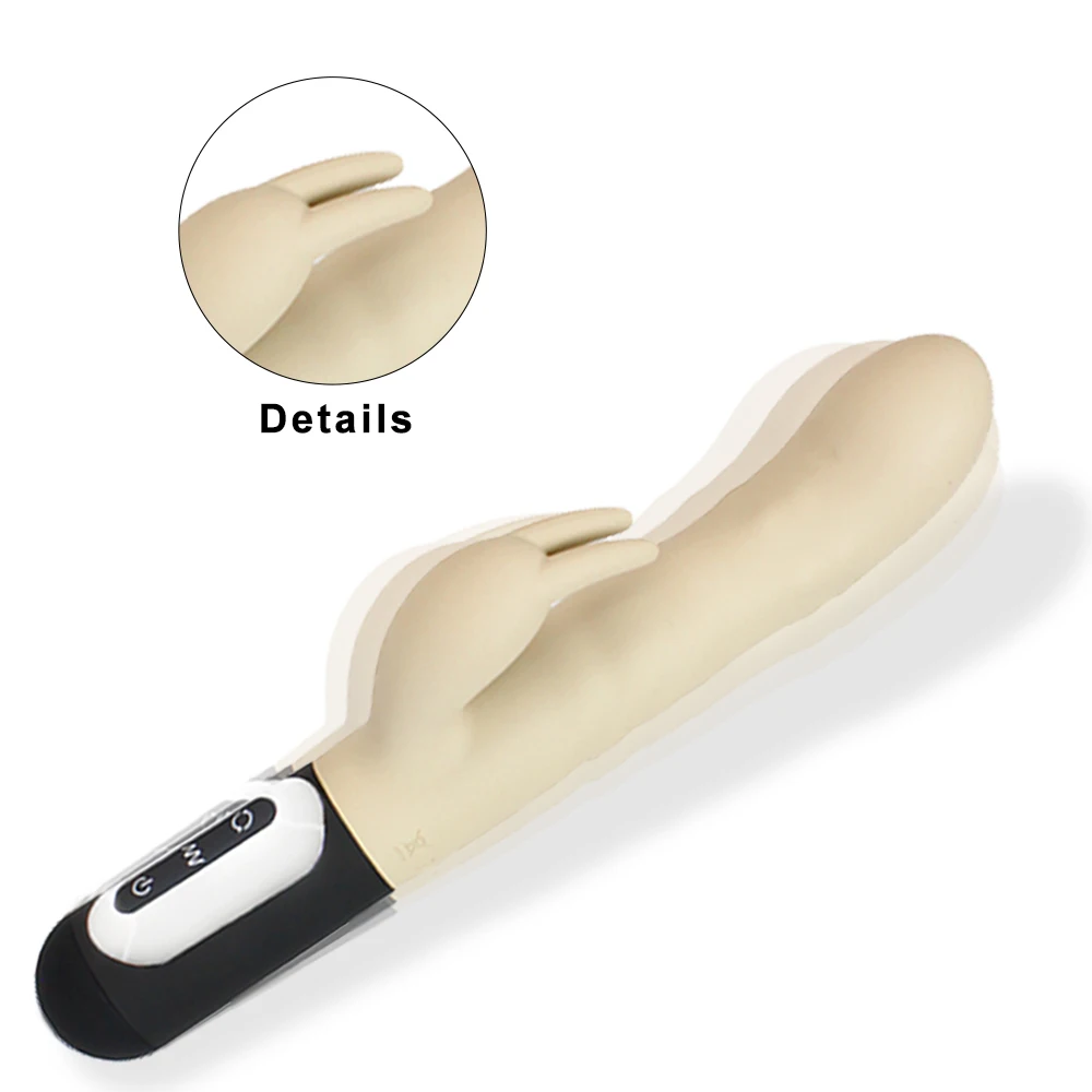 Bestmoon Adults Sex Toy Female Handheld Masturbation Rabbit Vibrator G Spot Vaginal Sex Clitoral Vibrator Sex Toy for Women