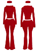 deep red