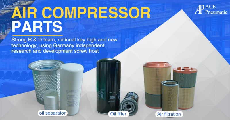 Atlas air Filter Components Air Compressor Oil and Gas Separator Three ...