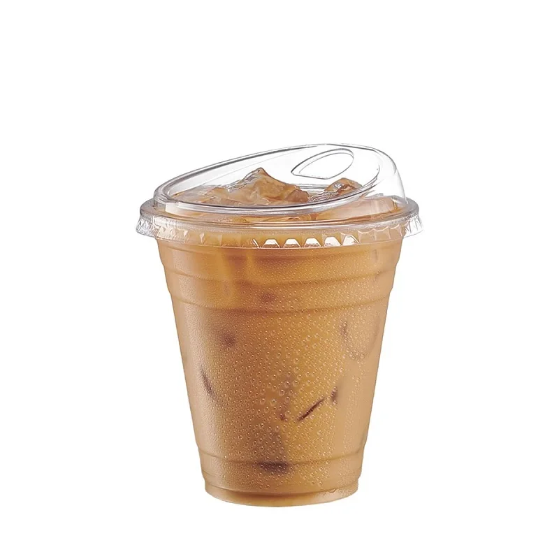China PP PET Cup for Cold Drinks Boba Tea Cups Beverage Smoothies 14oz Yogurt  Plastic Cups with Lids
