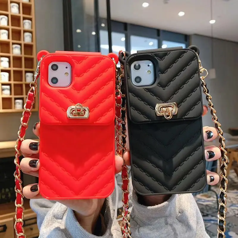 Wholesale Price Luxury Brand Mobile Phone Cases Design Female Chanel Case  for iPhone 12 PRO Max - China Leather Case and PU Case price