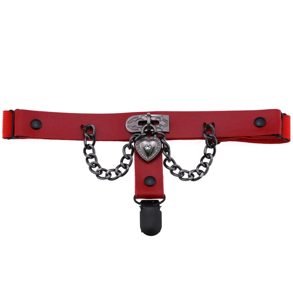 red leather garter belt The Leather Garter Belt main image 1