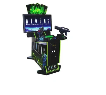 Indoor coin operated simulator alien/paradise lost/robocop arcade diy shooting game machine