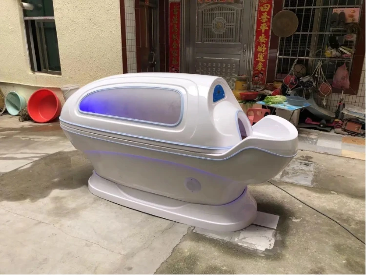 The Latest Portable Hydro Massage Wet Steam Room Far Infrared Therapy Sauna Spa Capsule Machine