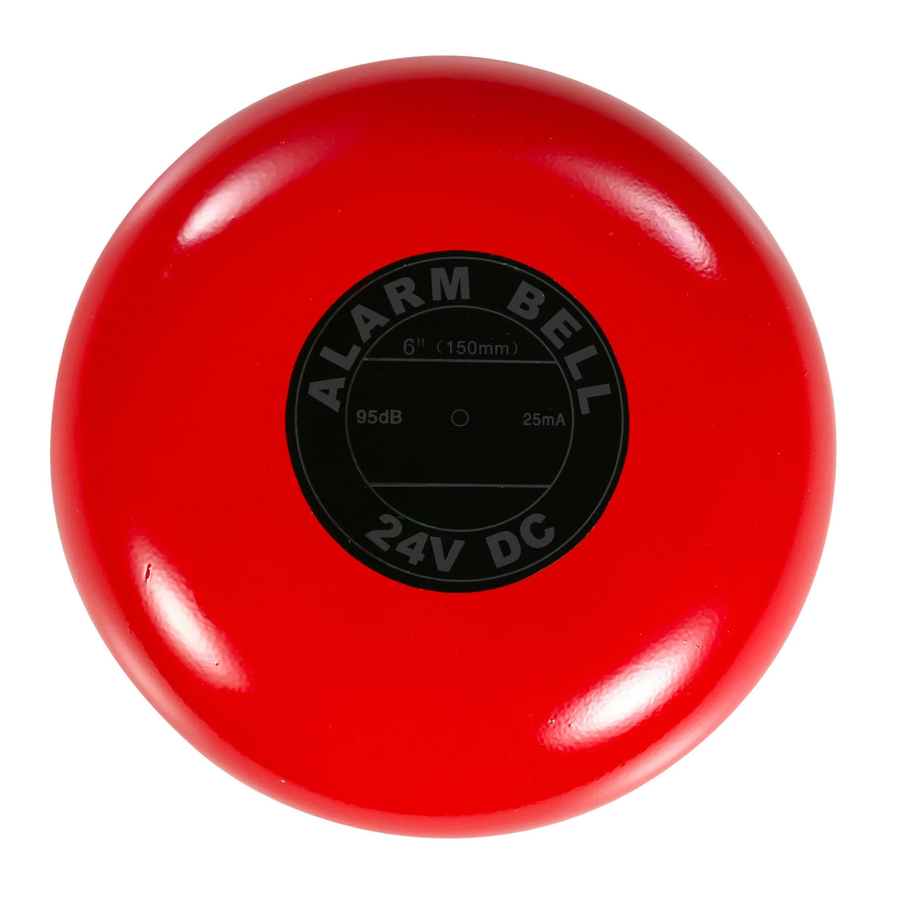 size 6" red polarized & supression - buy fire alarm,bell,fire