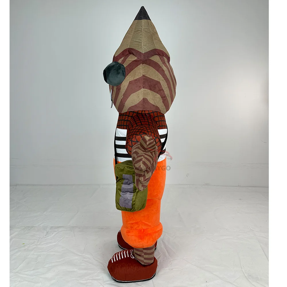 Carnival Strange Pencil Man Mascot Costume for Adults Walking Effect Inflatable Clothing 2m 2.6m Inflatable Costumes Dress