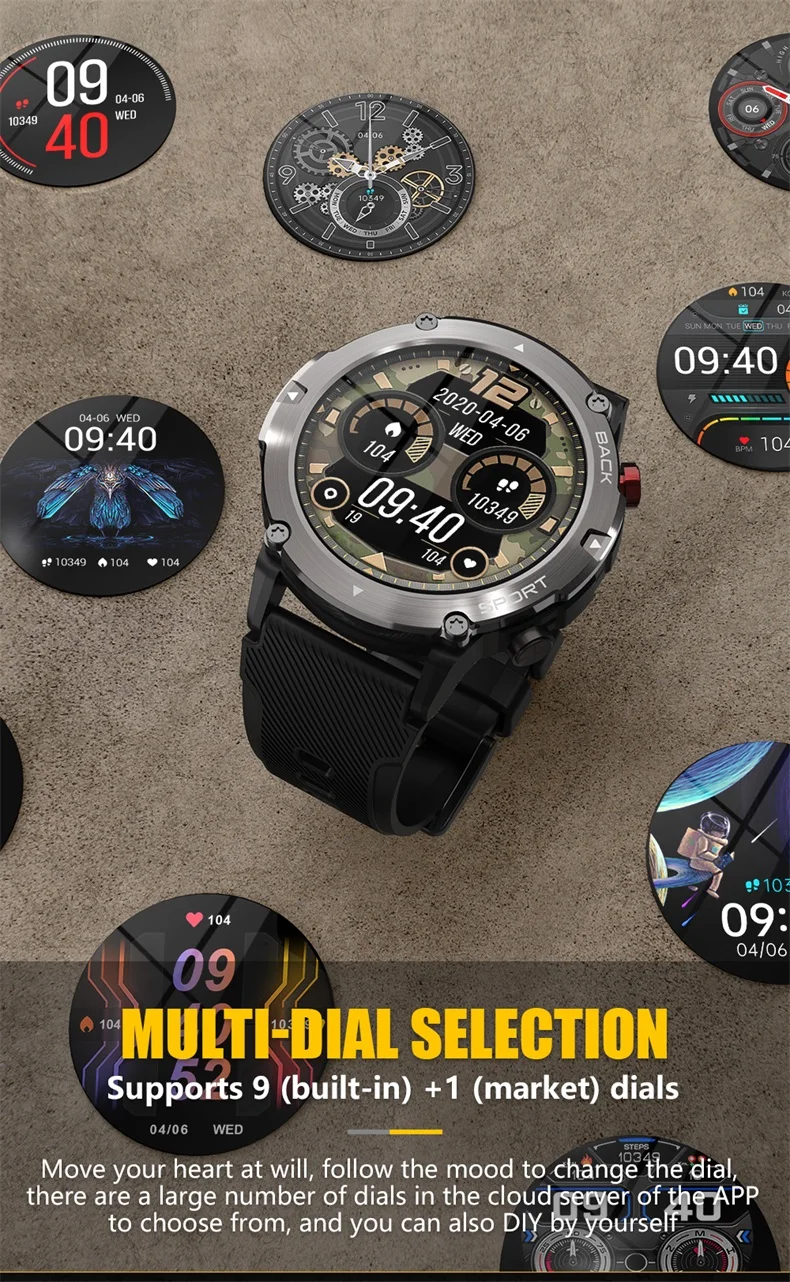 C21 Smart Watch Outdoor Sport BT Calling Heard Rate Waterproof Rugged 1.32 inch 360*360 Round Reloj Smartwatch for Men (15).jpg