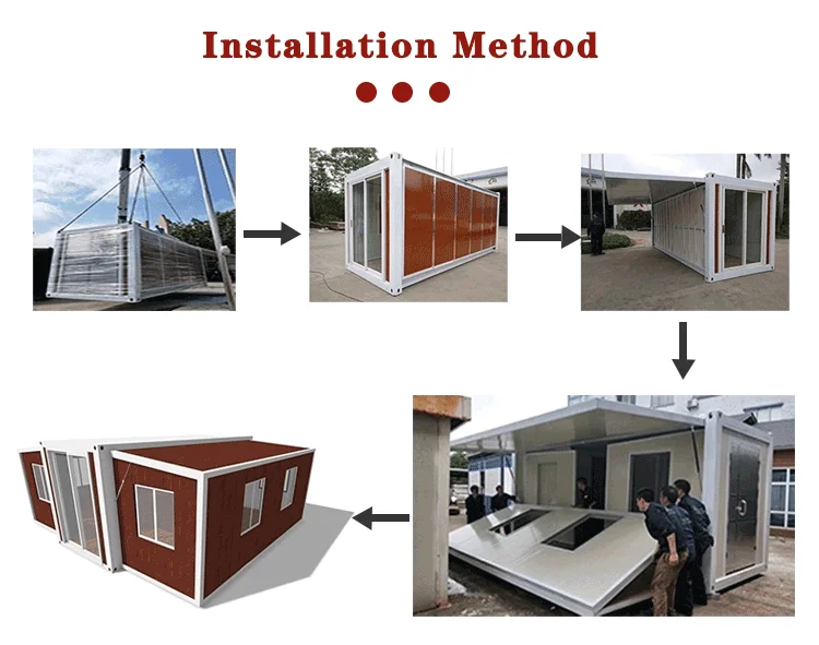 Customized Prefab 20ft 40ft Expandable Folding Container House 2 ...