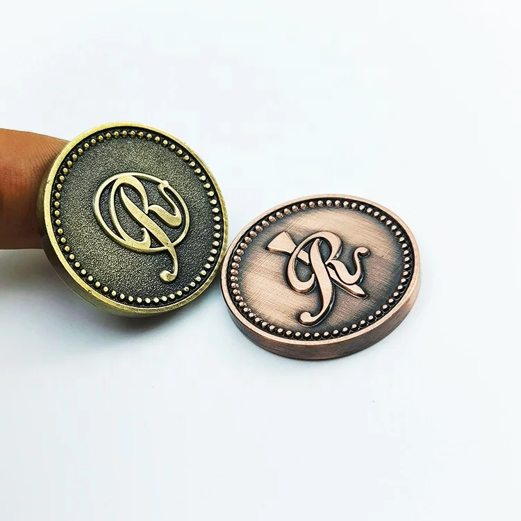 Custom Blank square Shape Forged Hammered Laser Engraving Golf Ball Marker factory