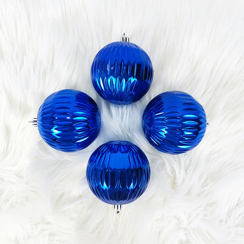 Hot Selling Christmas Bauble Colorful Ornaments Plastic Christmas Ball