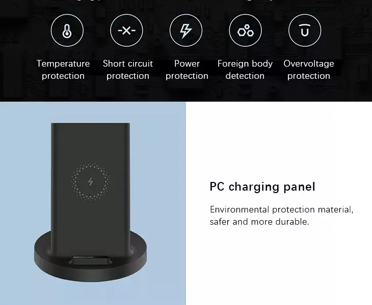 Xiaomi 20W Wireless Charger Stand 20W max wireless super fast charging