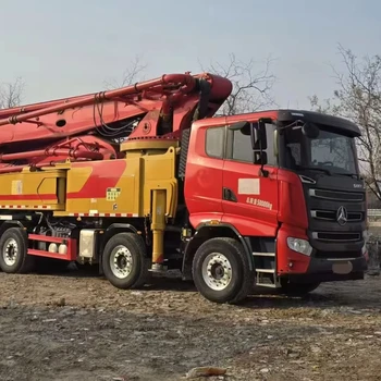 21 Years Sany Homemade 62m Used Concrete Pump Truck  57.6m Horizontal Conveying Distance Used