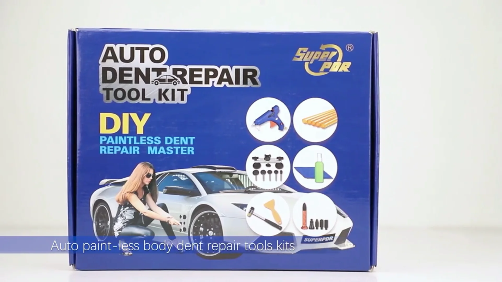 Super Pdr Tool Set Dent Puller Diy Repair Dent Repair Auto Tools Set