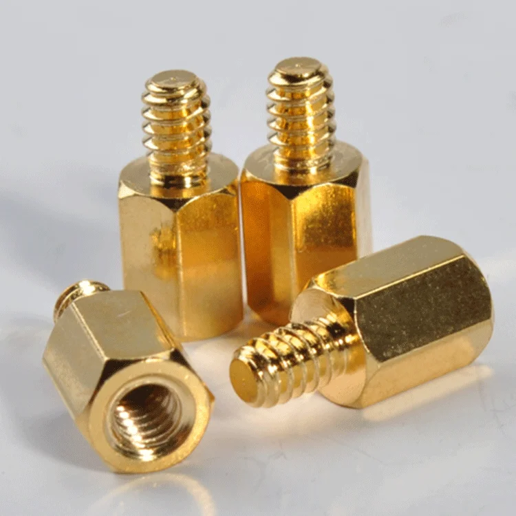 Free Sample Oem Odm Supplier Customized Aluminum Brass Stainless Steel Thread Pcb Hex Hexagonal Female Male Spacer Standoffs