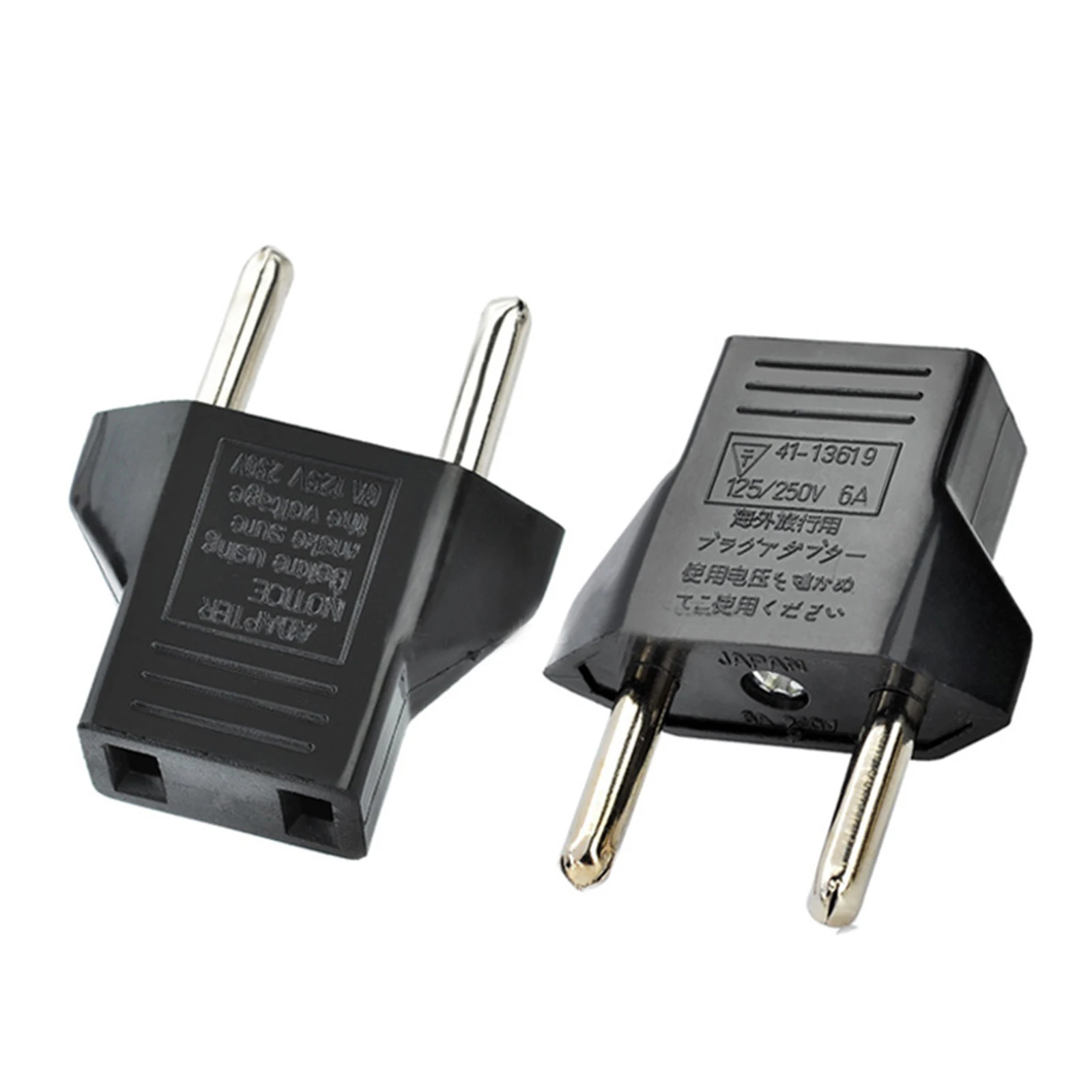 American to European Outlet AC Plug Adapter for Mobile Phone PC Charging US to EU Power Socket