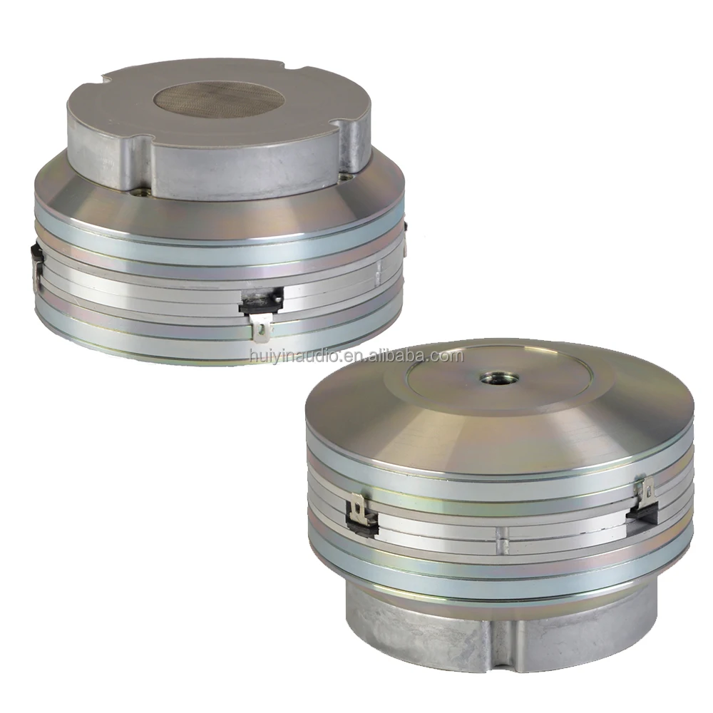 Pemandu Mampatan HF Neodimium 3 Inci, 300W RMS Gegelung Suara Dwi Bunyi Kuat Pemandu Neo Tweeter untuk Susunan Garis atau Kereta, HYT-8082