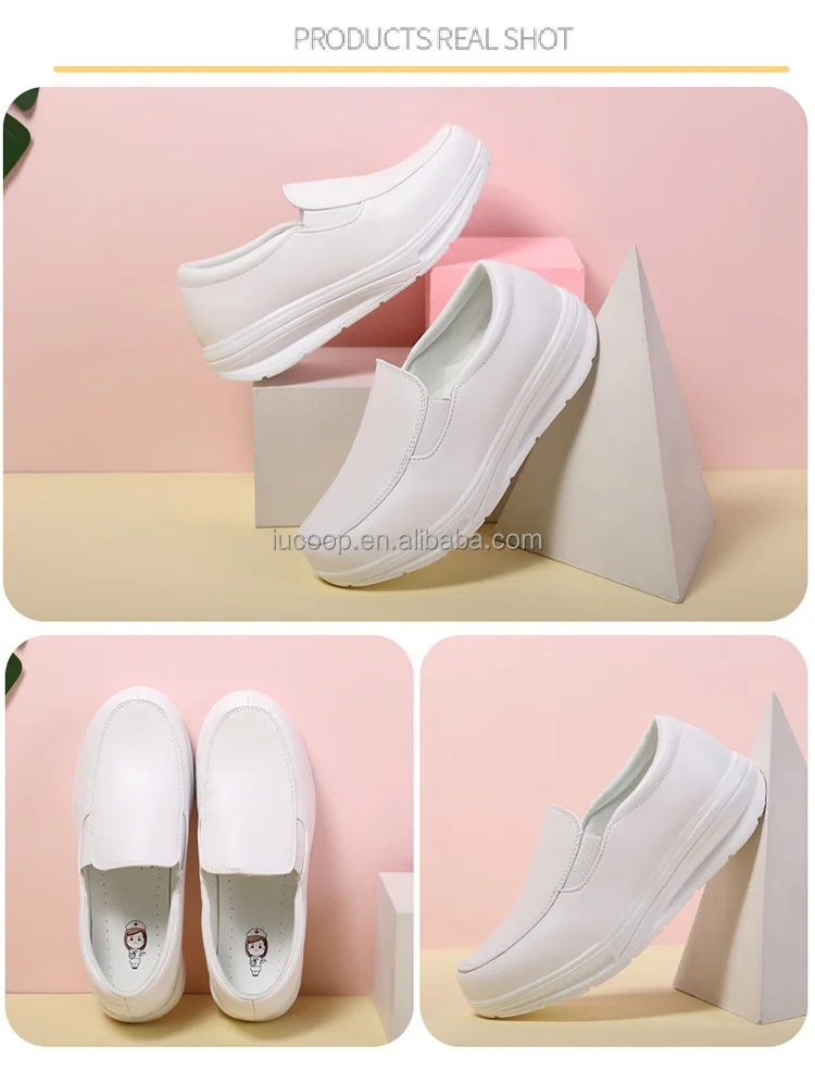Comfortable Hospital Nurse Shoes Casual Platform Loafer Women Nursing