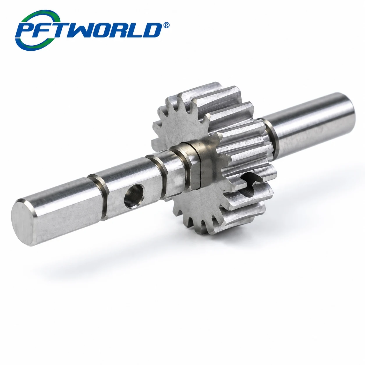Custom Gear Shaft Manufacturer Made to Drawing for Industrial Power Transmission Equipment
