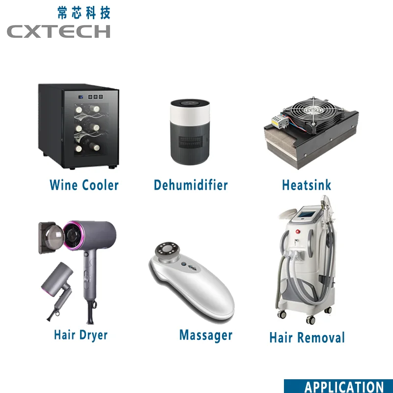 Пельтье модуль термоэлектрический кулер Tec1-12703 40*40