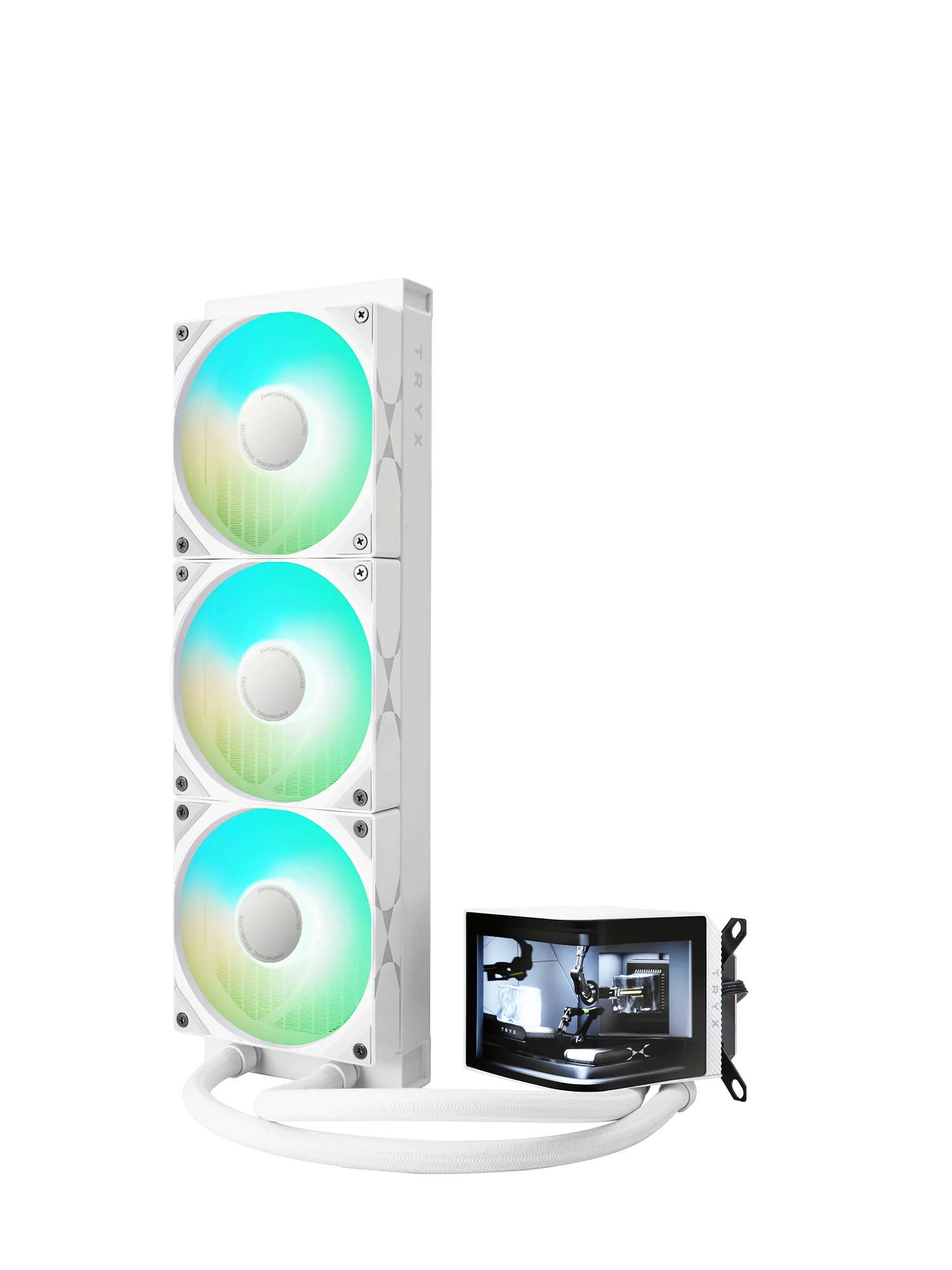 PC用ファン・クーラー PANORAMA ARGB 360mm White TRYX - Empowering Possibilities