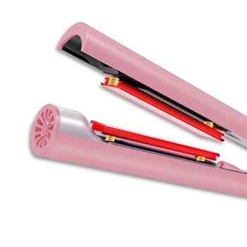 2024 new product PTC hair straightener with millions of negative ions multi-function hair curler