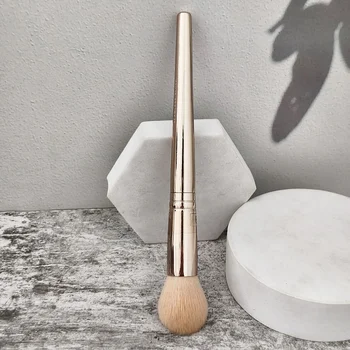 Round head blush brush to make up not to eat powder Large soft fluffy single high light setting brush portable makeup tool