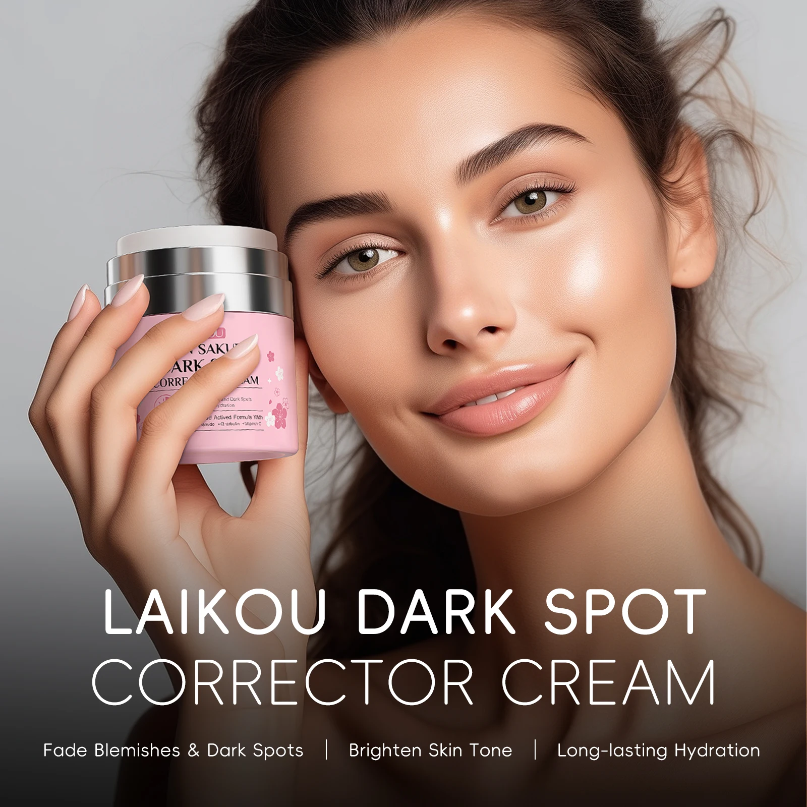 LADUREE フェイスカラー ポット サクラ 01 LAIKOU Japan Sakura Dark Spot Corrector - 50g Cream