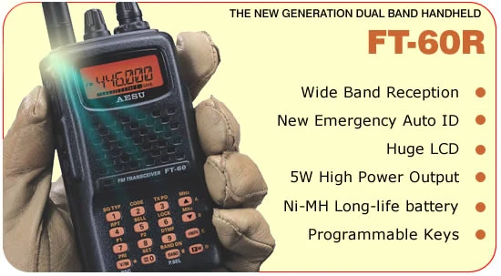 トランシーバー YAESUFT-60 Yaesu FT-60R Ft60 Ft65r Mh36 Dtmf Mic s 144/430 MHzデュアル