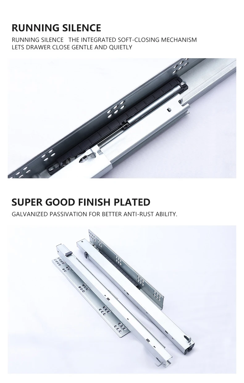 Hot Sale 2023 Professional Undermount Concealed Soft Closing Function