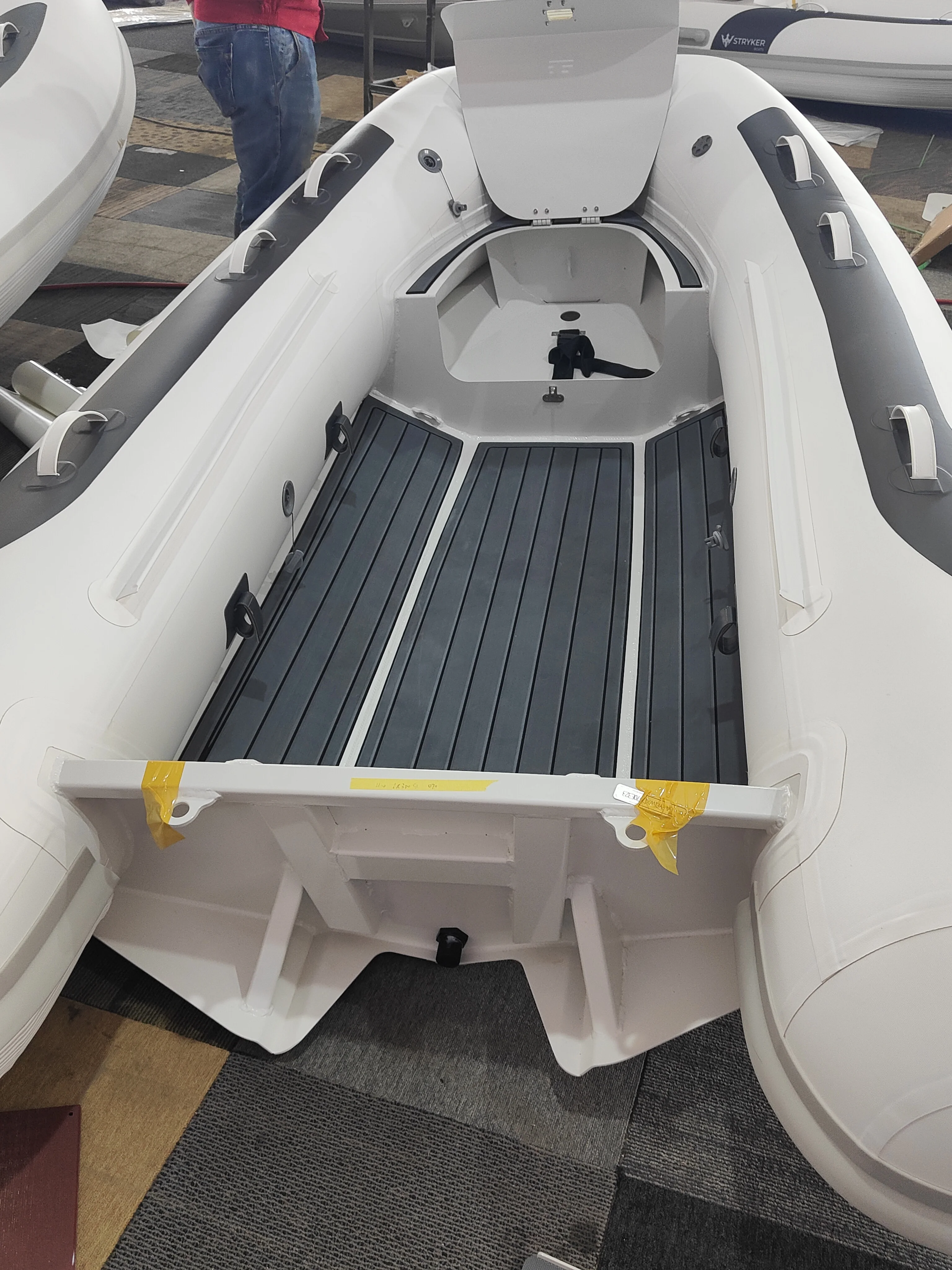 Orca Inflatable Boat Orca Hypalon-Made Assault PVC Rescue Inflatable Boat with Aluminum ...