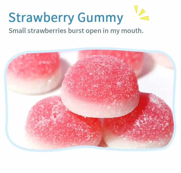 Bulk Wholesale Assorted Sugar Coated Candy Gummies Supplier Fruity