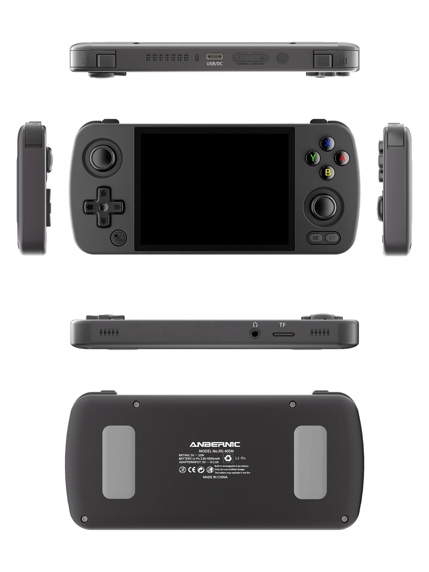 ANBERNIC RG405M Handheld Game Console - 4 Inch IPS Touch Screen