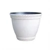 Pot en jute de 145 pouces, pot à fleurs simple, gris tourterelle