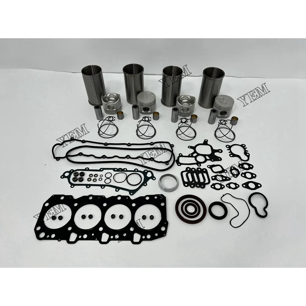 1KZ Rebuild Overhaul Kit With Full Gasket Set Piston Ring Liner for Toyota
