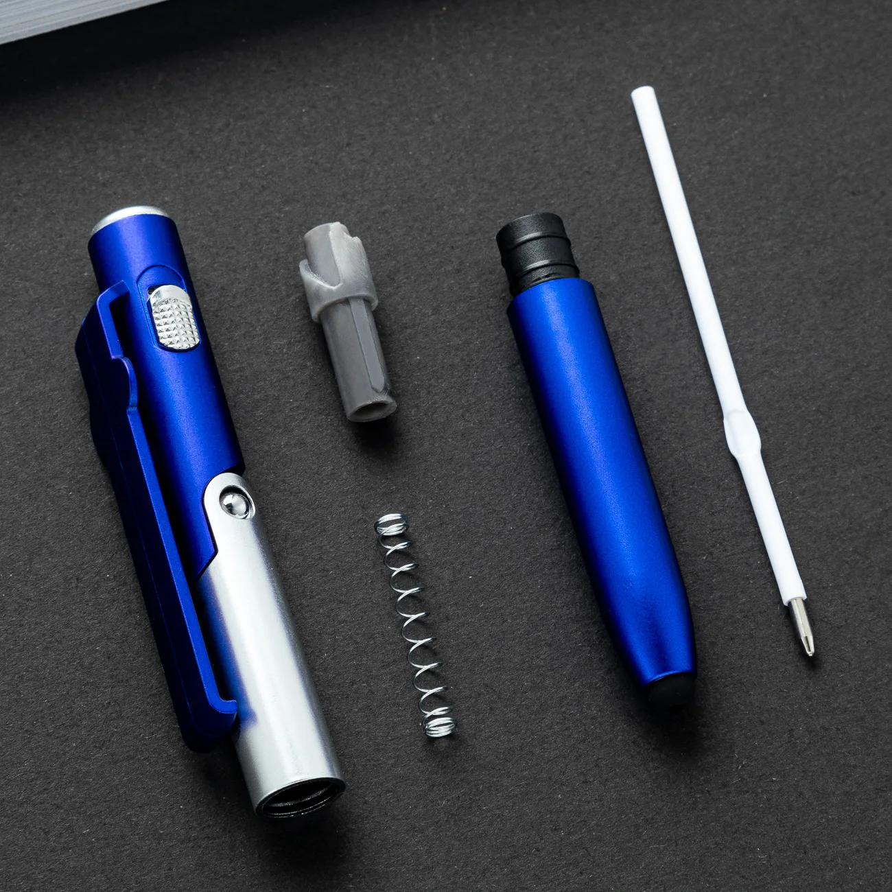 Multi Functional Phone Holder Plastic Pen LED Folding Lamp Pen Advertising Gift 4-in-1 Capacitive Touch Screen Ballpoint Pen