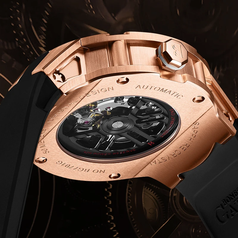 High Quality New Design 5 ATM Waterproof Luminous Automatic Mechanical Man