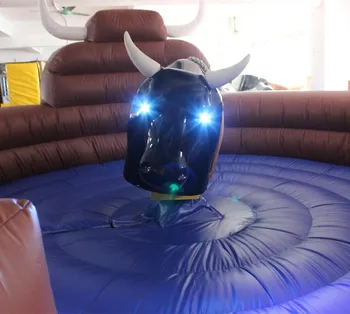 Adult Carnival Amusement Rides Mechanical Bull Rodeo Blue Eyes Smoking inflatable mechanical bull for rent