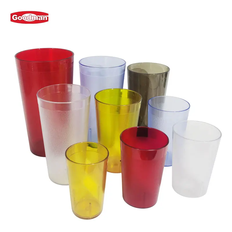 5 oz. Reusable Pestaurant Tumbler Cup for kids, SAN Plastic, Amber, DR3001AM