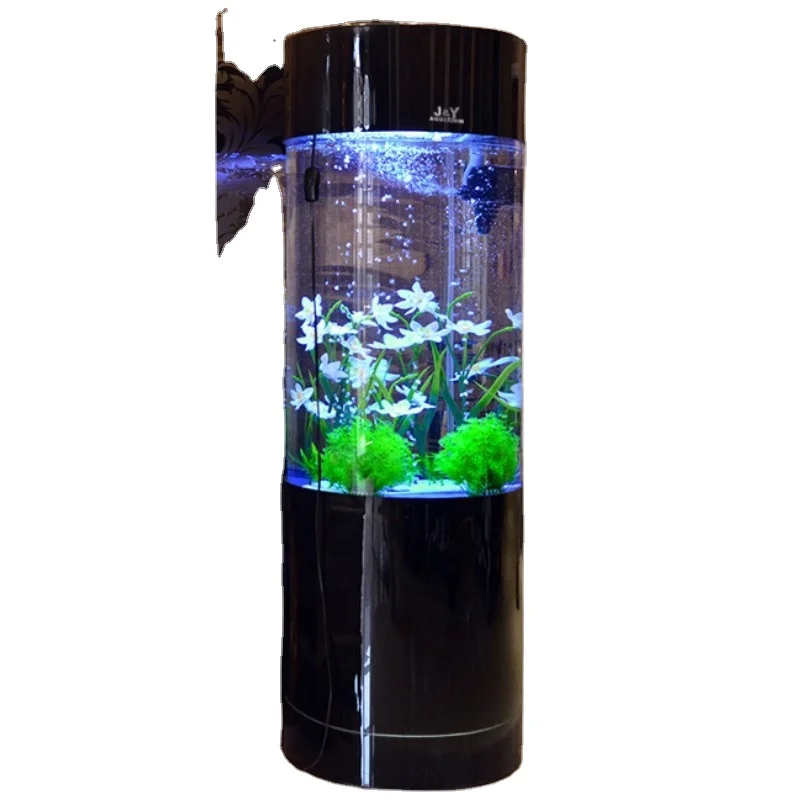 Cylindrical Aquarium Acrylic fish tank Clear