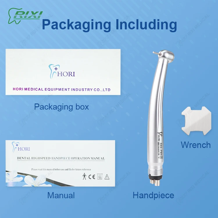 10X SKYSEA Dental High Speed Handpiece - Push Button, 4-Hole, Standard Head (Model Y1BA4) - FDA Approved