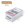 5 grids organizer grey