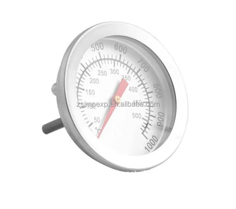 Stainless Steel Gauge Grill Pit Thermometer Buy Grill Thermometer