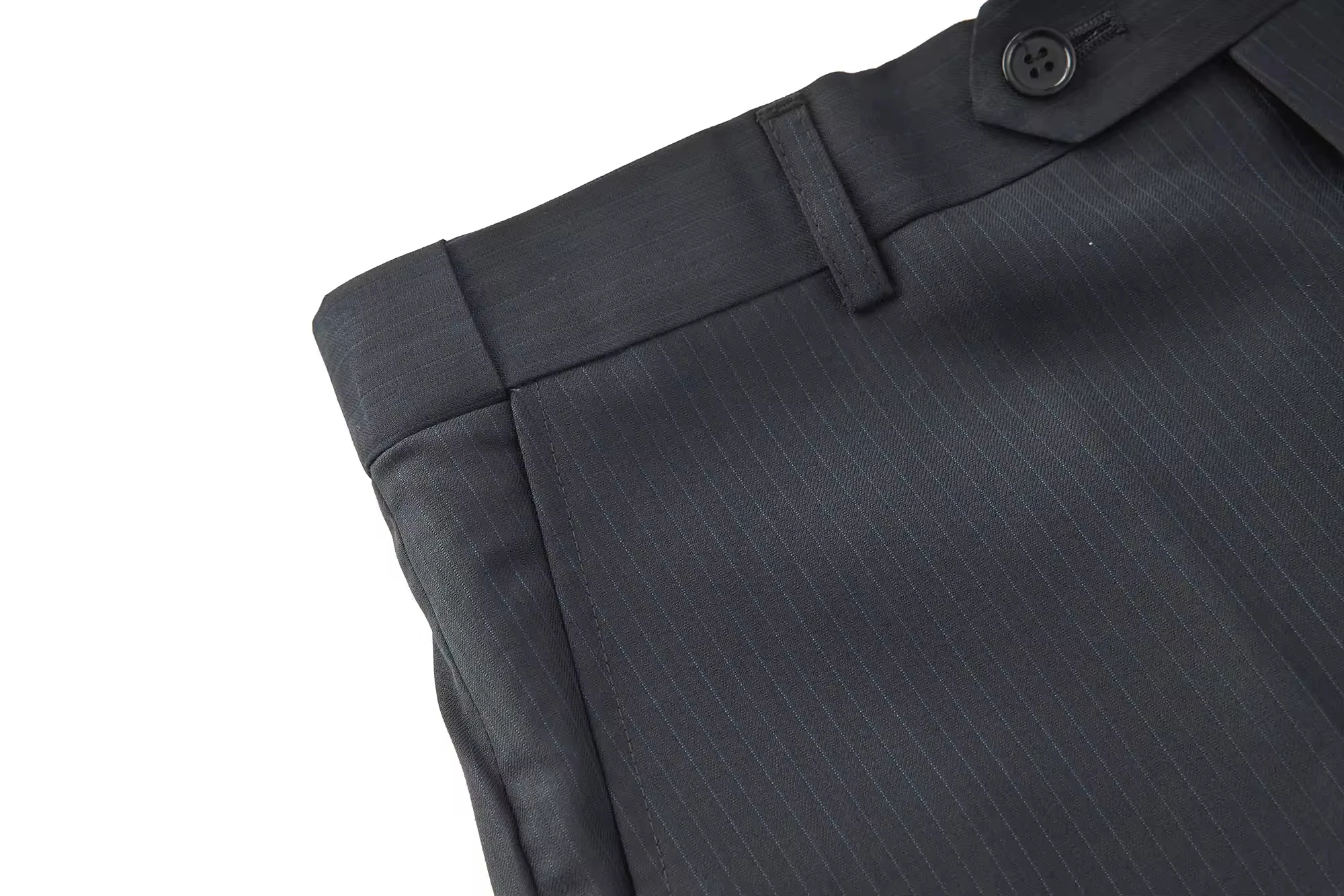 My5016 High Quality Two-Button Notch Lapel Korean Business Classic Male Suit 50% Wool Fabric Suit Groom Formal Attire Set