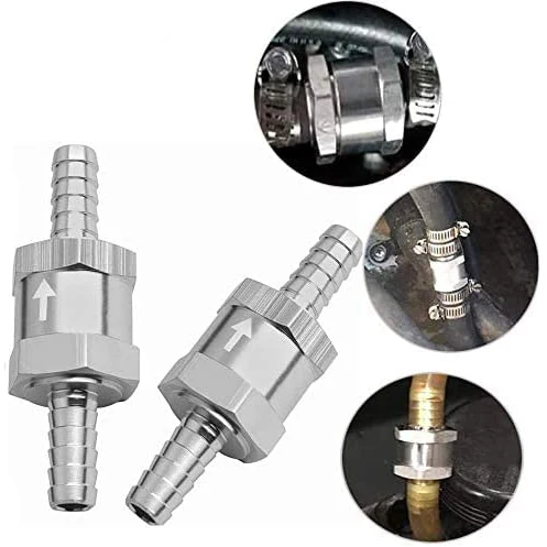 Universal Aluminum Alloy Fuel Line Check Valve – 16mm OD (5/8"), Non-Return, 35g