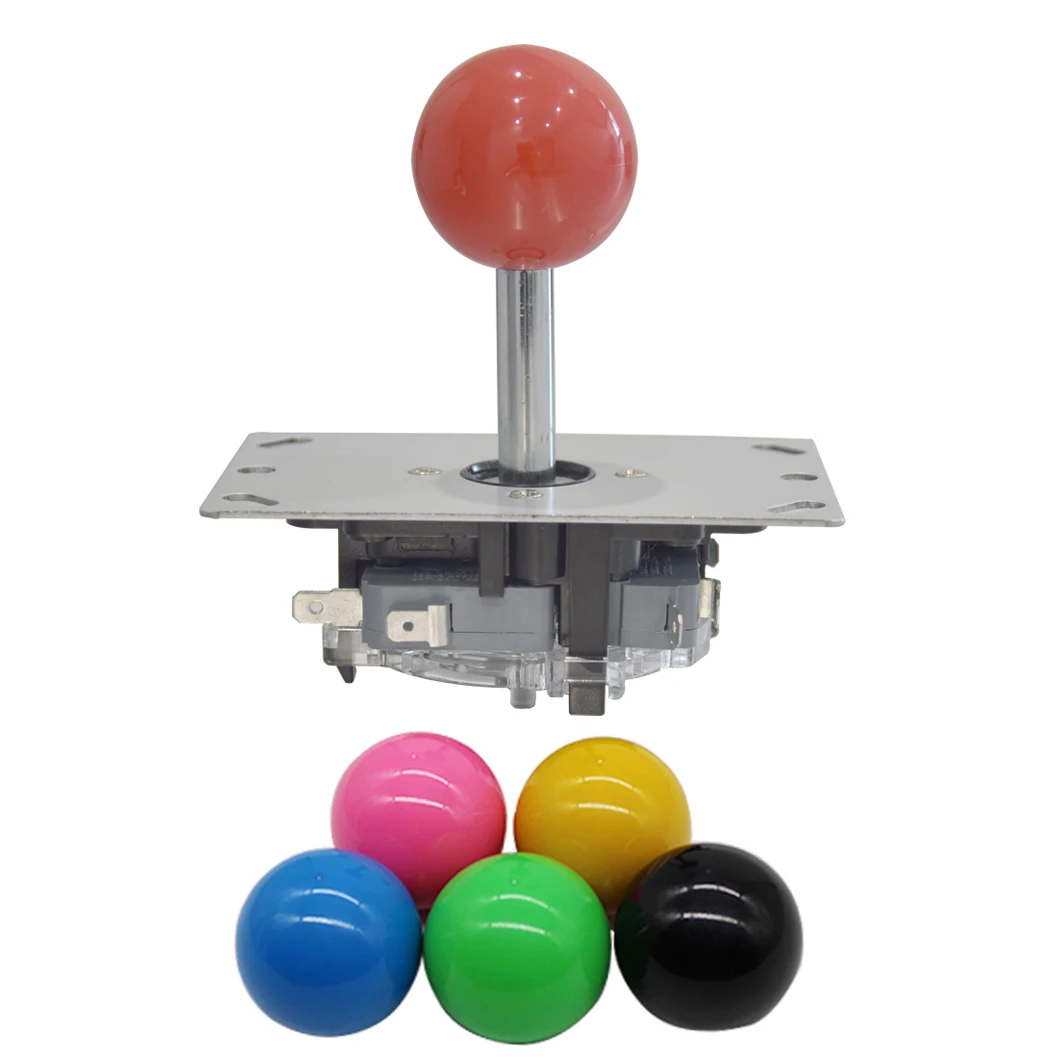 粉色黄色蓝色绿色黑色杠杆顶球街机游戏机摇臂开关| Alibaba.com