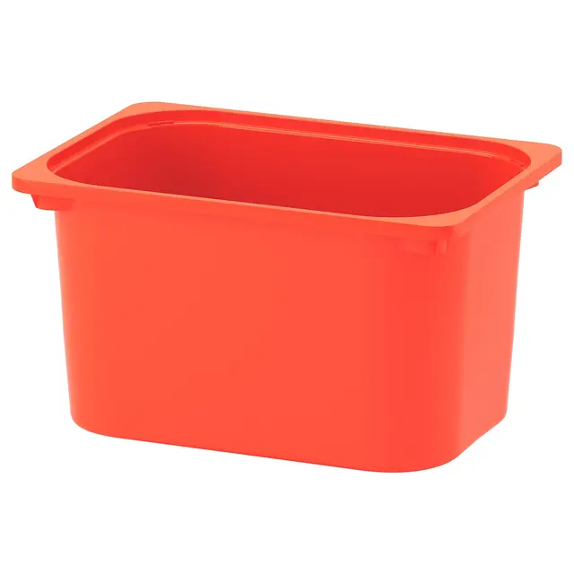 wholesale hot sale  TROFAST storage box orange 42x30x23 cm Toys organizer  wear resistant novel