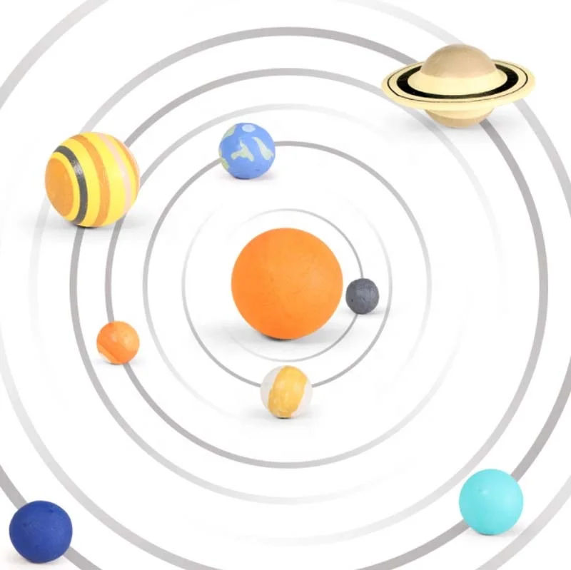9 Piece Universe Solar System Planets for Kids Educational STEM Learning Toys Science Gadgets Boys Girls 5 6 7 8 9 10 Years Old