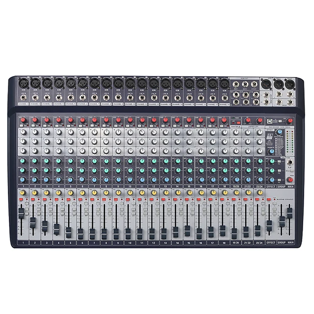 DJ Equipment Professional Mixing Desk Digital 24 Channel Professional Studio Audio Mixer